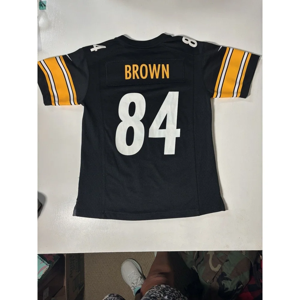Nike On Field Antonio Brown #84 Pittsburgh Steelers Jersey Youth Size M NFL Play